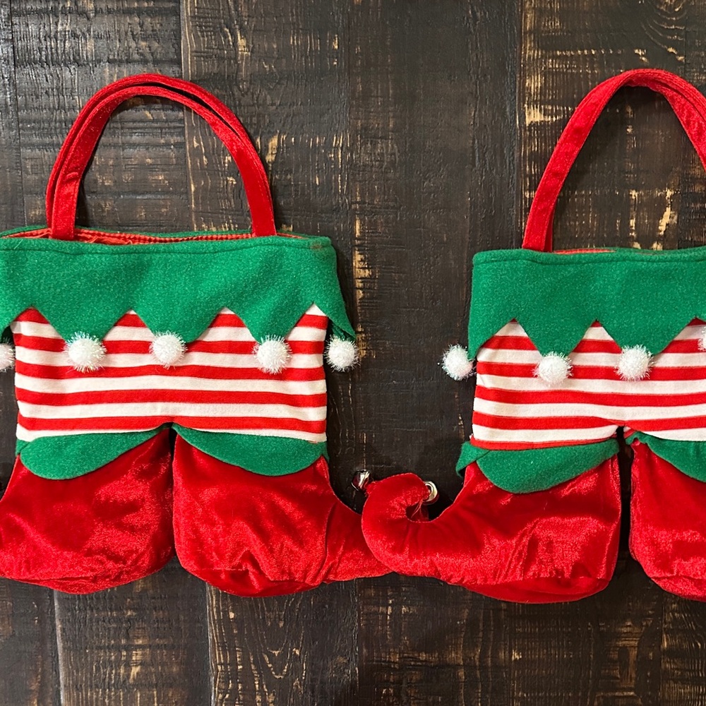 Festive Elf Christmas Stockings